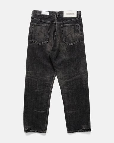 Neighborhood Washed Denim DP Basic Pants Black, Bottoms