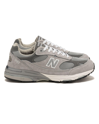 New Balance MiUSA MR993 Core Grey/Grey, Footwear