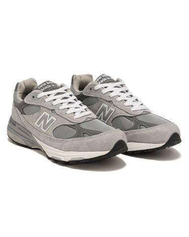 New Balance MiUSA MR993 Core Grey/Grey, Footwear