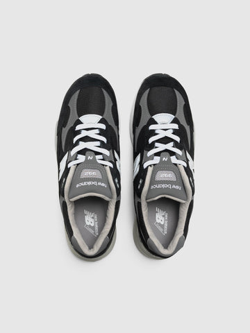 New Balance MiUSA 992 Core Black/White, Sneakers