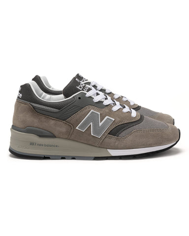 New Balance MiUSA U997 Core Grey/White, Footwear