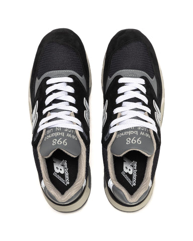 New Balance MiUSA U998 Core Black/Silver, Footwear