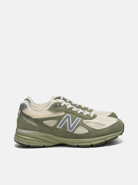 New Balance MADE in USA 990v4 Olive Leaf, Sneakers