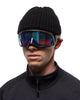 Oakley Flex Scape Matte Carbon w/ Prizm Snow Sapphire Iridium IR, Eyewear