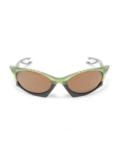 Oakley Plantaris Matte Trans Fern w/ Prizm Tungsten, Eyewear