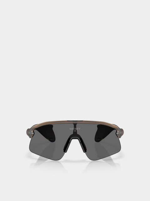 Oakley x SATISFY Stunt Devil Matte Brown Smoke w/ Photochromic, Sunglasses