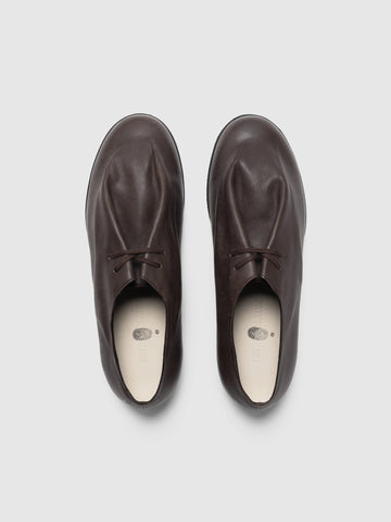 PETROSOLAUM Drawstring Soft Calf Dark Brown, Shoes