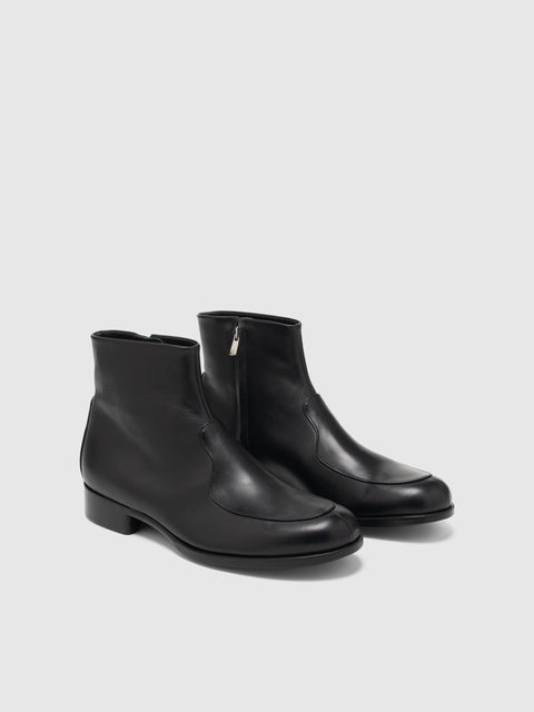 PETROSOLAUM Side Zip Boots Oil Soft Kip Black, Boots