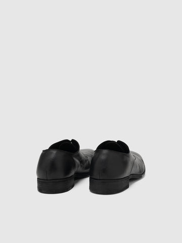 PETROSOLAUM Stone Derby Garment Dye Cowhide Black, Shoes