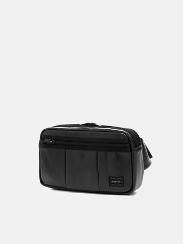 PORTER ALOOF Waist Bag Black, Waist Bags