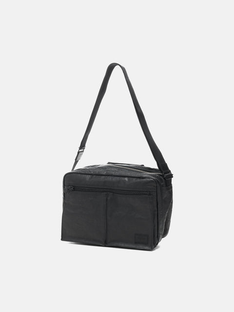 PORTER FREESTYLE Dyneema Leather Shoulder Bag Black #2, Shoulder Bags