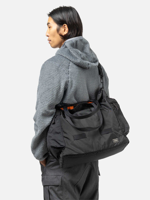 PORTER Force 2Way Tote Bag Black, Tote Bags