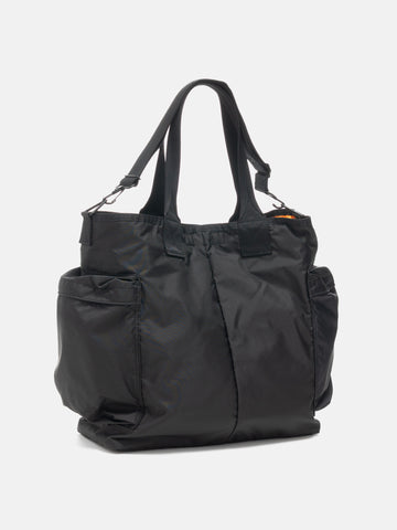 PORTER Force 2Way Tote Bag Black, Tote Bags