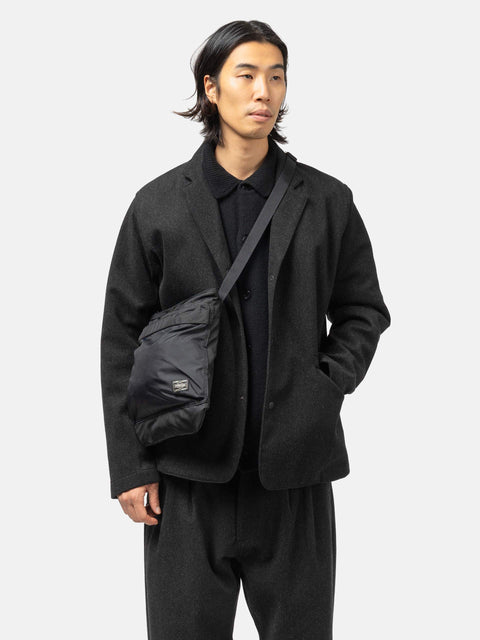 PORTER Force Shoulder Bag Black, Shoulder Bags