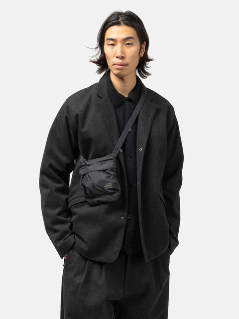 PORTER Force Shoulder Pouch Black, Pouches