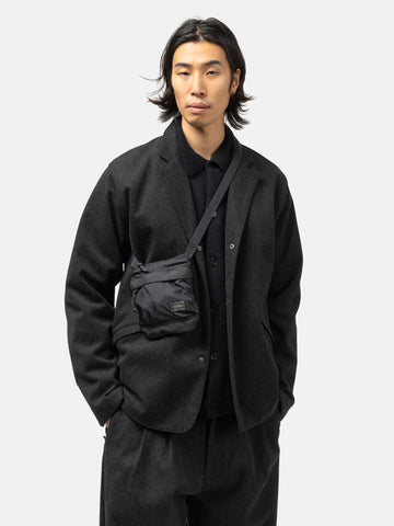 PORTER Force Shoulder Pouch Black, Pouches