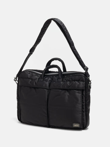 PORTER TANKER 2Way Document Bag Black, Shoulder Bags