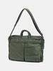 PORTER TANKER 2Way Document Bag Sage Green, Shoulder Bags