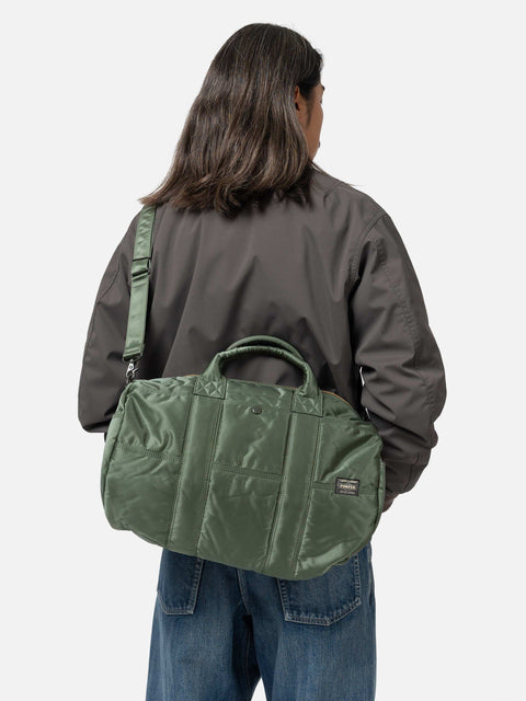 PORTER TANKER Drum Bag Sage Green, Duffel Bags