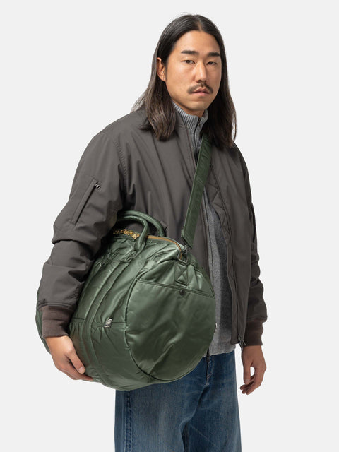 PORTER TANKER Drum Bag (L) Sage Green, Duffel Bags