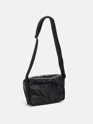 PORTER TANKER Sling Bag w/ Zip Black, Shoulder Bags