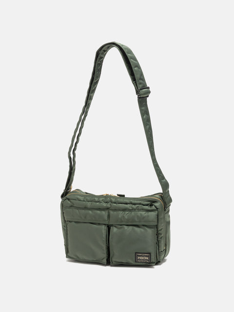PORTER TANKER Sling Bag w/ Zip Sage Green, Shoulder Bags