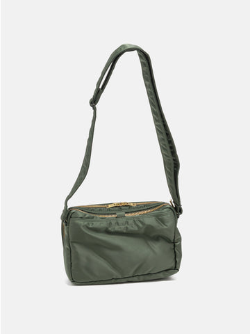 PORTER TANKER Sling Bag w/ Zip Sage Green, Shoulder Bags