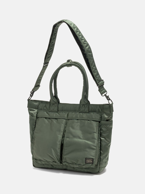 PORTER TANKER Tote Bag (L) Sage Green, Tote Bags