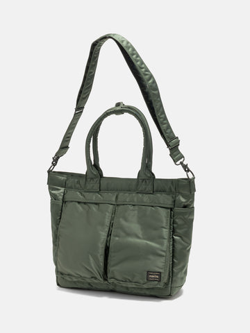 PORTER TANKER Tote Bag (L) Sage Green, Tote Bags