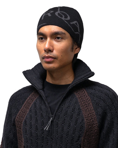 ROA Beanie Logo Black, Accessories