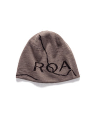 ROA Beanie Logo Taupe, Accessories