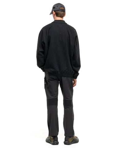 ROA Heavy Half Zip Black, Sweaters