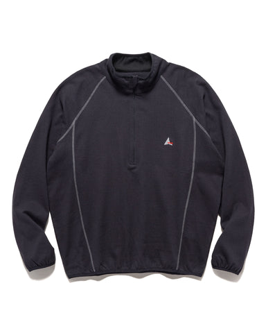 ROA Jersey Half Zip Black, Sweaters