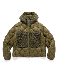 ROA Light Down Jacket Olive Branch, Outerwear