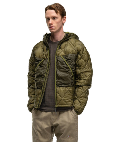 ROA Light Down Jacket Olive Branch, Outerwear