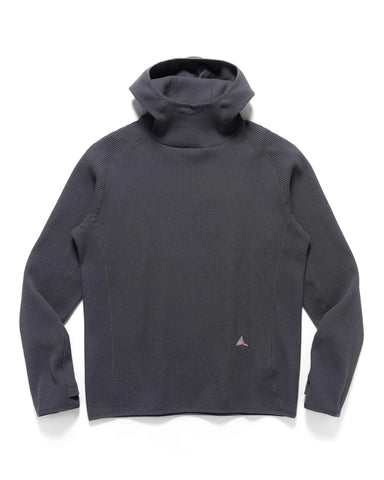 ROA Thermal Waffle Hoodie Asphalt, Sweaters