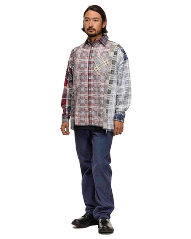 Needles Rebuild by Needles I.O. Flannel Shirt -> 7 Cuts Wide Shirt Assorted, Shirts