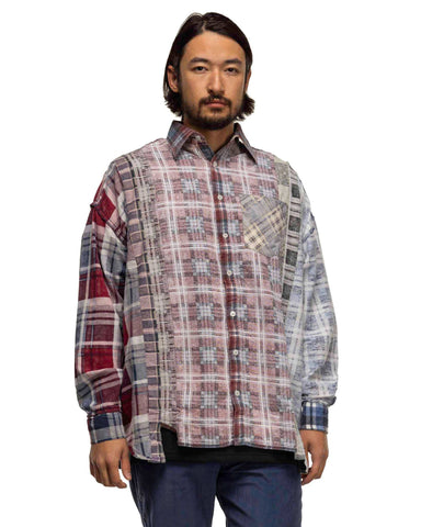 Needles Rebuild by Needles I.O. Flannel Shirt -> 7 Cuts Wide Shirt Assorted, Shirts