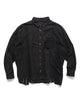 Needles Rebuild by Needles Flannel Shirt -> 7 Cuts Wide Shirt/Over Dye Black, Shirts