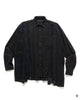 Needles Rebuild by Needles Flannel Shirt -> 7 Cuts Wide Shirt/Over Dye Black, Shirts