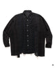 Needles Rebuild by Needles Flannel Shirt -> 7 Cuts Wide Shirt/Over Dye Black, Shirts