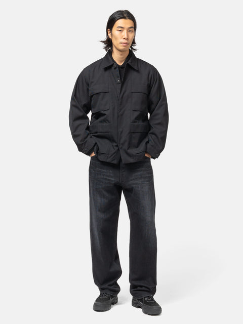 HAVEN Recon Jacket - Super 100 Wool Gabardine Black, Jackets