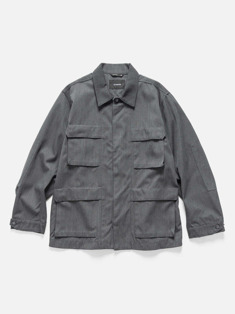 HAVEN Recon Jacket - Super 100 Wool Gabardine Charcoal, Jackets