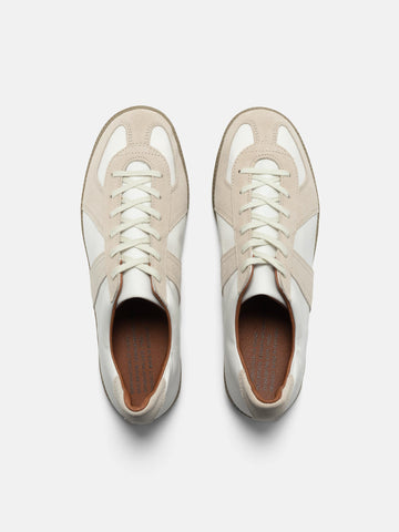 Reproduction Of Found 1700VFS German Military Trainer Off White, Sneakers