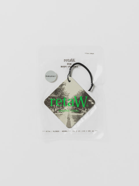 retaW Car Tag HARAJUKU* (Black), Scents