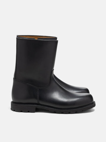 Rier Field Boots Leather Lining Black, Boots