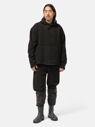 Rier Natural Fleece Hoodie Tourbe, Hoodies