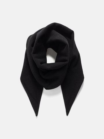 Rier Natural Fleece Losange Black, Scarves