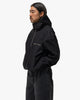 Rier Popeline Waxed Cotton Windbreaker Black, Outerwear