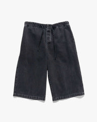 Rier Washed Denim Bermuda Short Anthracite, Shorts